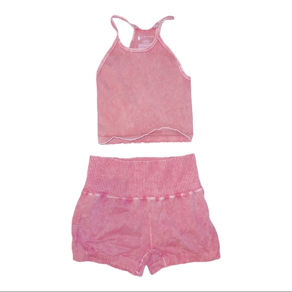 NEW Free People Movement Happiness Top & Good Karma Shorts set - Picture 3 of 3